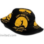 Can't Work Today My Arm is in A Cast Funny Unisex Bucket Hat Sun Beach Summer Cap Travel Outdoor Packable Fisherman Visor Cute at Women’s Clothing store