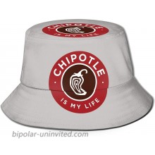Chipotle is My Life Unisex Bucket Hat Summer Travel Beach Sun Hats Outdoor Cap at  Women’s Clothing store