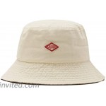 Croogo Wide Brim Outdoor Summer Cap Hiking Fisherman Cap Stylish Bucket Hat Embroidered Packable Travel Hat Beige-GD67 at Women’s Clothing store