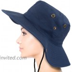 Dahlia Summer Sun Hat - Solid Color Boonie Bucket Hat - Navy Blue at Women’s Clothing store