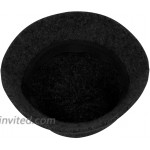 Dahlia Women's Winter Hat - Wool Vintage Cloche Bucket Hat Hand-Beaded Black at Women’s Clothing store