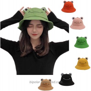 DAYUANDIAN Bucket Hats for Women Frog Hat Adult Cute Frog Bucket Hat Frog Hat Frog Bucket Hat Bucket Hats for Teens at  Women’s Clothing store