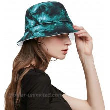 DOCILA Trendy Space Galaxy Print Bucket Hat for Men Infinity Mystery Artwork Print Streetwear UV Sunshade Caps Blackgreen at  Women’s Clothing store