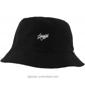 Flipper Thuglife Logo Printed Reversible Cotton Sun Boonie Bucket Hat Cap for Man Women Unisex Kpop Korean Style at  Women’s Clothing store