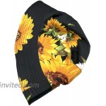 Funshow Bucket Hat Packable Fisherman Cap Beach Sun Hat for Men Women Sunflower One Size at Women’s Clothing store