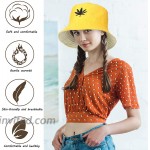 Geyoga 8 Pieces Embroidered Bucket Hat Embroidered Bucket Summer Hat Beach Fisherman Cap for Men Women Teens at Women’s Clothing store