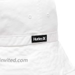 Hurley Junior's Frayed Edge Bucket Sun Hat White One Size at Women’s Clothing store