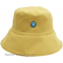 jiaoji Women's Bucket Beach Packable Sun Hat Reversible Vistor Outdoor Cap Yellow at  Women’s Clothing store