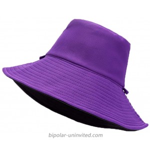 jinlvqi Womens Fisherman's Hat Multifunction Adjustable Solid Colo Fishing Fisherman Bucket hat Purple at  Women’s Clothing store
