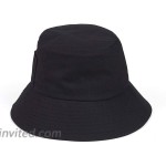Lack of Color Women's Wave Cotton Canvas Bucket Hat Black Small Medium at Women’s Clothing store