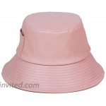 Lack of Color Women's Wave Faux-Leather Bucket Hat Pink Small Medium at Women’s Clothing store