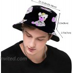 Lil Peep Bear Bucket Hat Unisex Sun Hat Printed Fisherman Packable Travel Hat Fashion Outdoor Hat Black at Women’s Clothing store