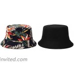 Liliam Unisex Reversible Cotton Bucket Hat Outdoor Fisherman Cap Beach Sun HatFlower1 at Women’s Clothing store