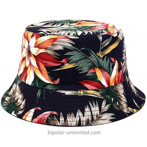 Liliam Unisex Reversible Cotton Bucket Hat Outdoor Fisherman Cap Beach Sun HatFlower1 at  Women’s Clothing store