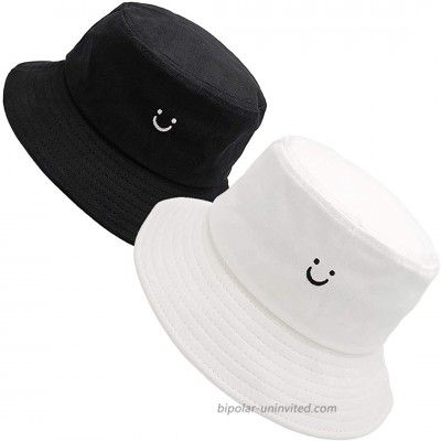 MaxNova Bucket Hats Summer Travel Beach Sun Hat Embroidery Visor Outdoor Cap Unisex 2pack at  Women’s Clothing store