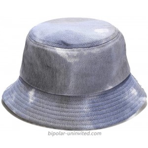 Mongous Men Womens Stylish Pigment Dyed Fishereman Cap Outdoor Beach Bucket Hat Blue at  Women’s Clothing store