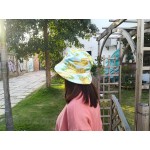 MSGUIDE Unisex Bucket Hat Packable Summer Outdoor Fisherman Cap for Men Women Pineapple Light Blue at Women’s Clothing store