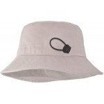 Omore Bucket Sun Hat Unisex 100% Cotton Summer Fisherman's Cap for Outdoor Travel Hiking Fishing Beige at Women’s Clothing store