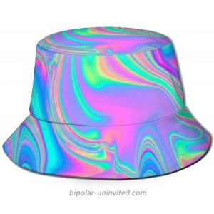 Psychedelic Trippy Unisex Fashion Bucket Hat Fisherman Cap Sun Hat