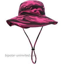 QingFang Unisex 100% Cotton Fashionable Lightweight Camouflage Big Eaves Sun Hat Outdoor Sunscreen Bucket Hat at  Women’s Clothing store