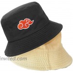Red Cloud Logo Embroidery Summer Hat Women Men Bucket Cap The Design Flat Visor Fisherman Hat Anime Sun Hat 2 at Women’s Clothing store