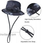 Reversible Bucket Hat for Women Men Fisherman Bucket Sun Hat Packable Rain Hat Black at Women’s Clothing store