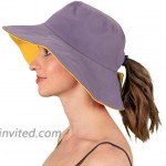 Reversible Sun Bucket Hat - Mustard Violet at Women’s Clothing store