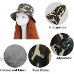 SAYW 2 Pcs Bucket Hats Summer Travel Camouflage Fisherman Hat Fishing Climbing Casual Folding Hat Beach Sun Hat Outdoor Cap Unisex Camouflage Beige+Black at Women’s Clothing store