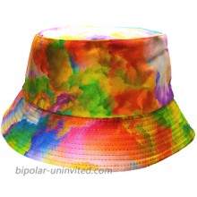 Sivilady Reversible Tie Dye Bucket Hat for Women Men Summer Printed Fisherman Cap Packable Sun Hat at  Women’s Clothing store