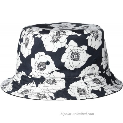 Steve Madden Women's Twill Floral Bucket Hat Black One Size at  Women’s Clothing store