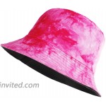 Surkat Unisex Bucket Hat Double Side Wear Fisherman Cap Reversible Sun Hat for Women Men Hot Pink at Women’s Clothing store