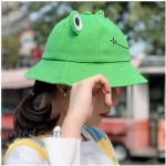 SYcore Frog Bucket Hat for Adults Women Men Teens Girls Boys Summer Breathable Cute Funny Frog Travel Sun Hats Green at Women’s Clothing store