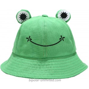 SYcore Frog Bucket Hat for Adults Women Men Teens Girls Boys Summer Breathable Cute Funny Frog Travel Sun Hats Green at  Women’s Clothing store