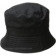 totes Women's Bucket Rain Hat Black One Size at  Women’s Clothing store