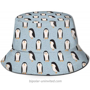 Unisex Fashion Bucket Hat Summer Fisherman Cap Cute Penguin Sun Cap Fisherman's Hat for Men Women at  Women’s Clothing store