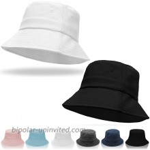 Women Bucket Hats - Summer Fisherman Hat Men Cotton Plain Bucket Hat Foldable Beach Sun Hats for Women Men at  Women’s Clothing store
