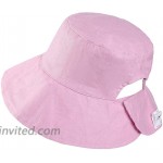 Womens Reversible Ponytail Bucket Hats Girls Aesthetic Sun hat Flower Printed Beach Cap for Women at Women’s Clothing store