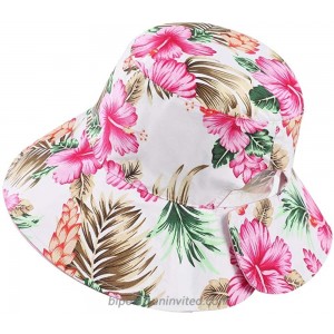 Womens Reversible Ponytail Bucket Hats Girls Aesthetic Sun hat Flower Printed Beach Cap for Women at  Women’s Clothing store