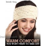 2Pcs Women Winter Warm Headband ， Soft & Stretchy Head Wrap