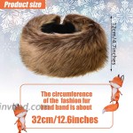 3 Pieces Faux Fur Headband Elastic Fluffy Winter Headband Ear Warmer Stretchy Cold Weather Ear Muff Headwrap for Women Girls at Women’s Clothing store