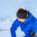 Ear Warmer Headband -with Buttons Winter Fleece Ear Band Covers -Sweatband Ski Running Headband Cold Weather Running Ear Muffs Fleece Earmuffs Sport Headband for Cycling & Sports at Women’s Clothing store