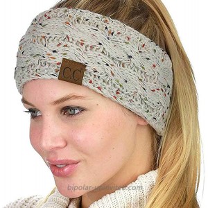 Gortin Winter headbands Women's Ear Warmer Headband Fuzzy Thick Head wrap Elastic Fleece Lined Head Band Stretch Kinit Hair Band Cable Headband for Women and Girls Beige-2 at  Women’s Clothing store