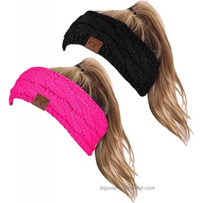 HW-6033-2-20a-0678 Headwrap Bundle - Black & Neon Pink 2 Pack