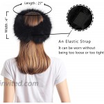 La Carrie Faux Fur Headband with Stretch Women's Winter Earwarmer Earmuff black at Women’s Clothing store