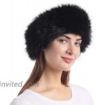 La Carrie Faux Fur Headband with Stretch Women's Winter Earwarmer Earmuff black at Women’s Clothing store