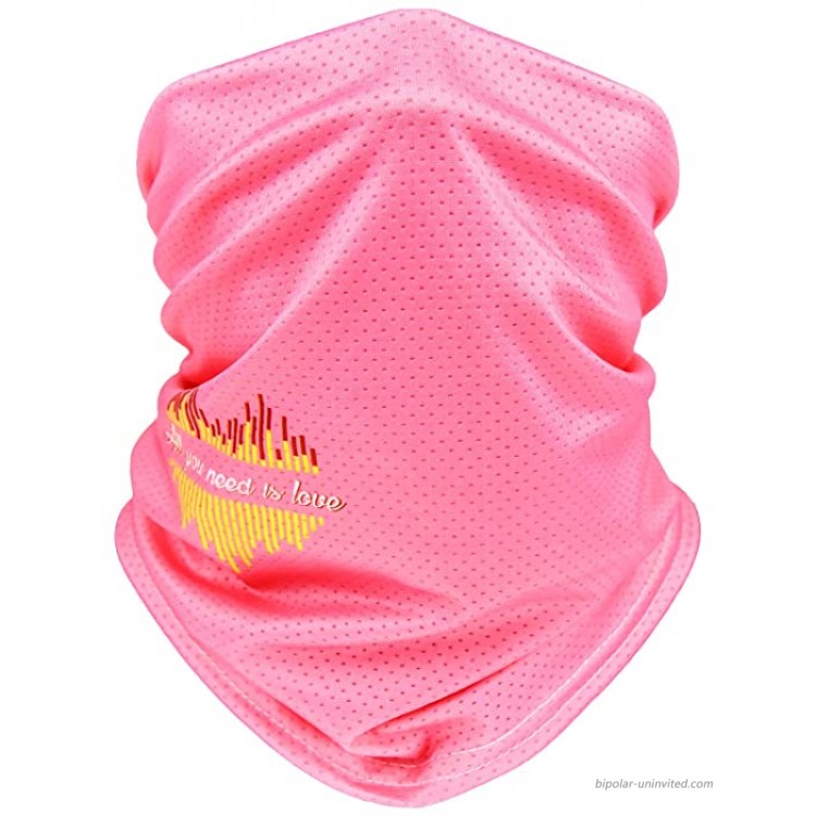 Neck Gaiter Face Mask Breathing Face Cover Reusable Cooling Bandana Washable Scarf
