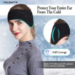 TALONITE Womens Running Ear Warmer Ponytail Headband - 1 Pack 2 Pack 3 Pack - Perfect for Winter Outdoor Sports