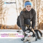 TALONITE Womens Running Ear Warmer Ponytail Headband - 1 Pack 2 Pack 3 Pack - Perfect for Winter Outdoor Sports