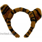 Women’s Adult Faux Fur Tiger Headband 2 pack
