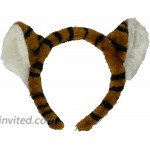 Women’s Adult Faux Fur Tiger Headband 2 pack